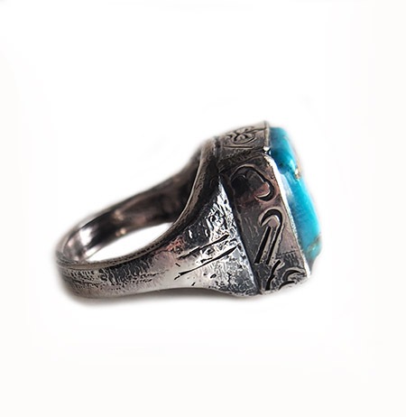 CHAFF DESIGN̥աǥTurquoise On Gold leafRing
