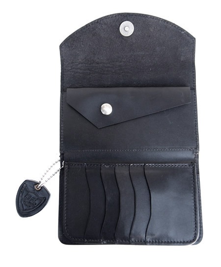 HTC Long Wallet Flower & Umbrella Suede mix #6 BLACK N / Wine red