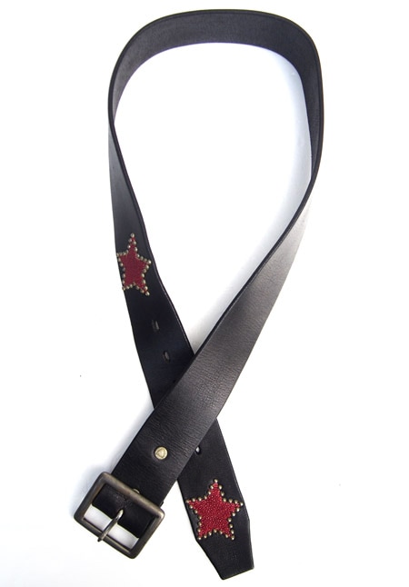 HTC ̎Î ٥ Star Studs Belt / Black