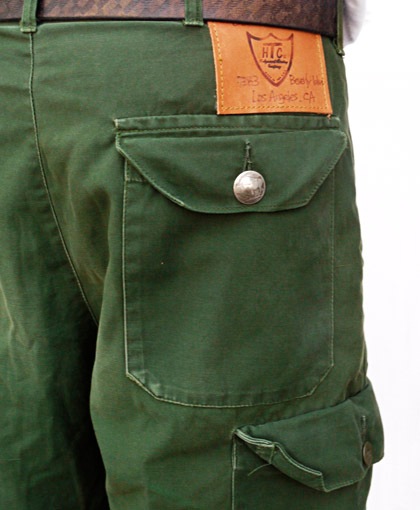 HTC �̎������Î��������͡��ѥ�� VINTAGE REMAKE CARGO SHORT PANTS ON STUD