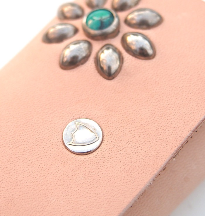HTC SUNSET Key Case Flower Leather #1 TQS N / Natural