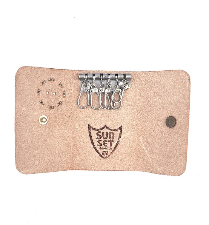 HTC SUNSET Key Case Flower Leather #1 TQS N / Natural