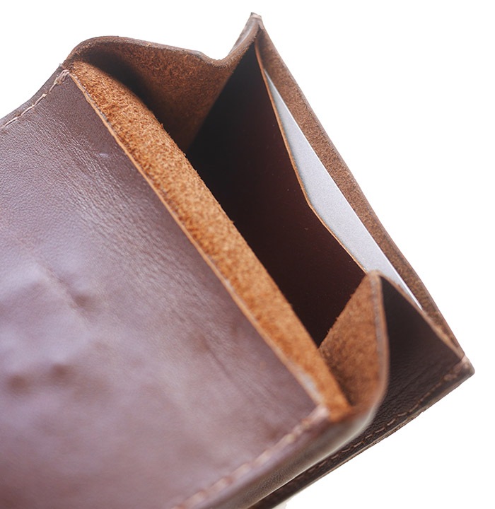 HTC SUNSET Mini Wallet Studs / Brown