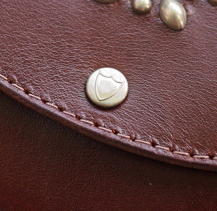 HTC SUNSET Mini Wallet Studs / Brown