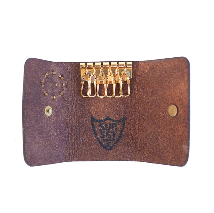 HTC SUNSET Key Case Flower Leather #1_1 TQS B / Brown