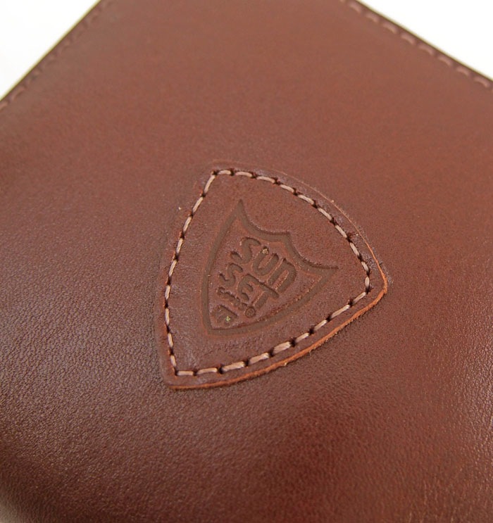 HTC SUNSET L-zip Wallet Flower Cowhide #1_1 TQS B / Brown