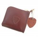 HTC Sunset L-zip Wallet Flower Cowhide #1_1 TQS B / Brown