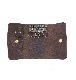 HTC SUNSET Key Case Flower Leather #1 TQS B / D Brown