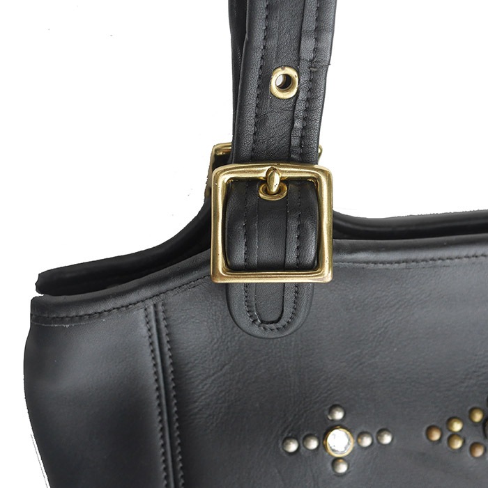 OLD COACH�ڥ�����ɥ�������Vintage Remake Studs Leather Tote Bag / No.58