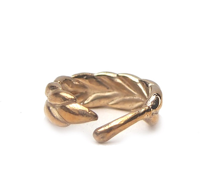 CHAFF DESIGN�̥���ա��ǥ������Gold Wheat Slim Ring