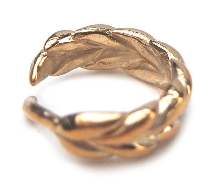 CHAFF DESIGN�̥���ա��ǥ������Gold Wheat Slim Ring