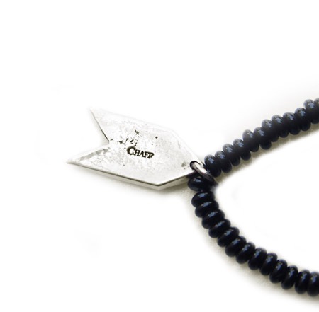 CHAFF DESIGN�̥���ա��ǥ������Arrow Plate Onix Beads Necklace