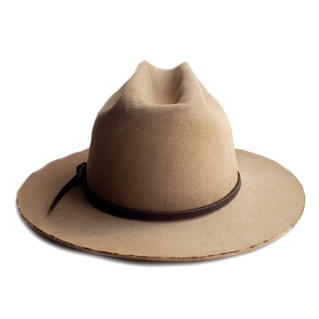 CHAFF DESIGN�̥���ա��ǥ������ Vintage Remake Custom Long Brim Hat / Beige��