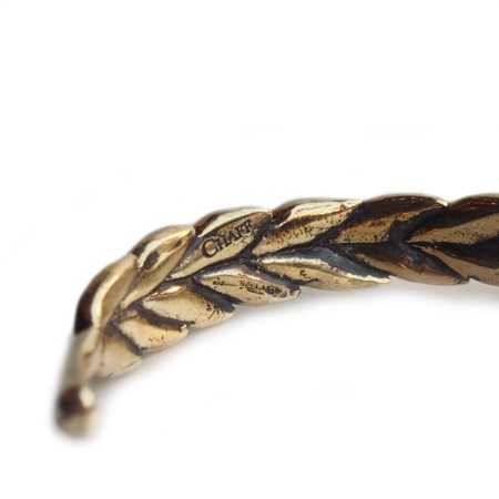 CHAFF DESIGN�̥���ա��ǥ������Wheat Brass Solid Bangle