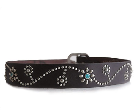 ͽաHTC SUNSET Belt Flower #1 TQS N / Dk Brown