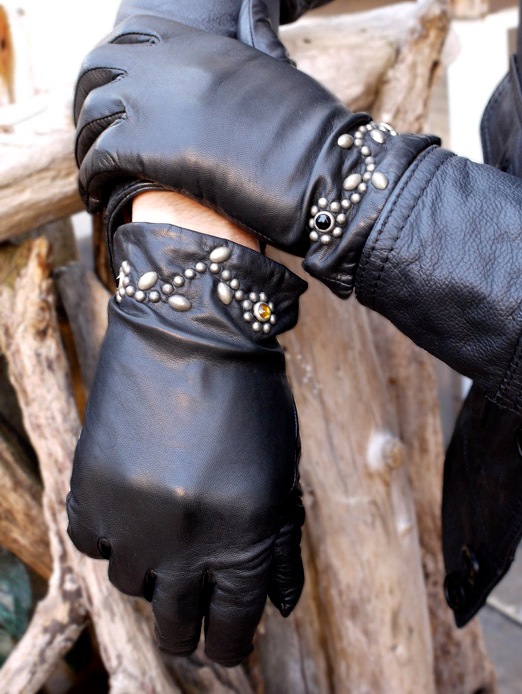 HTC メンズスタッズグローブ フリーサイズ HTC メンズスタッズグローブ フリーサイズ