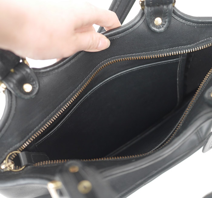 美品オールドコーチ　OLDCOACH　ハンドバッグ　ポーチ　ブラック　9712 美品オールドコーチ OLDCOACH ハンドバッグ ポーチ ブラック
