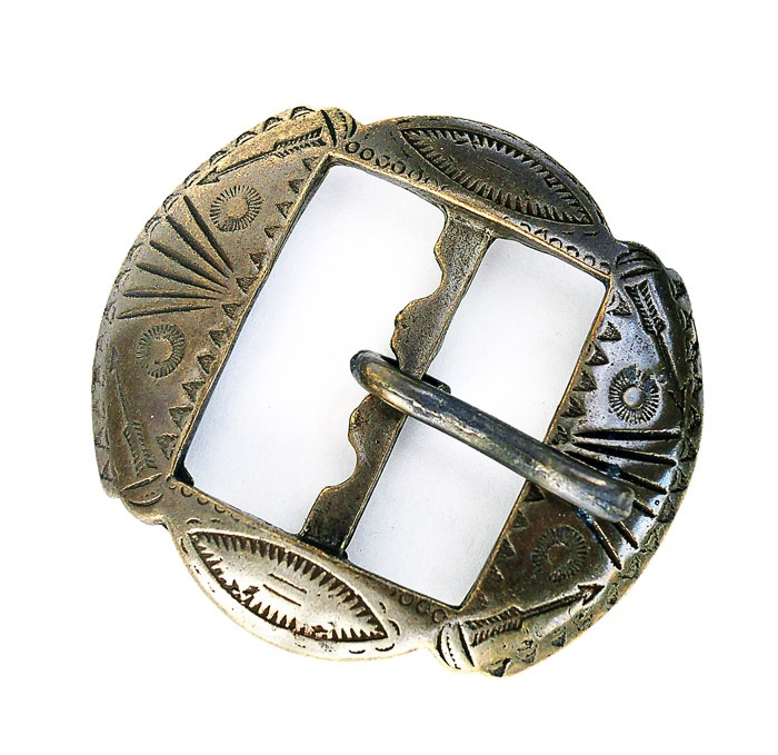 HTC Oval Buckle Turquoise / Brass