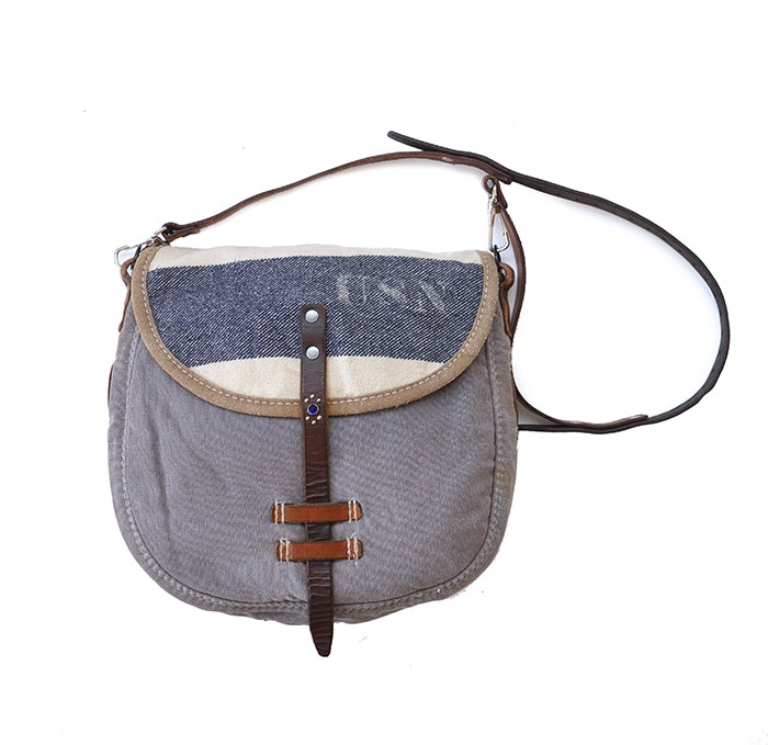 Vintage Remake Fabric Shorder Bag