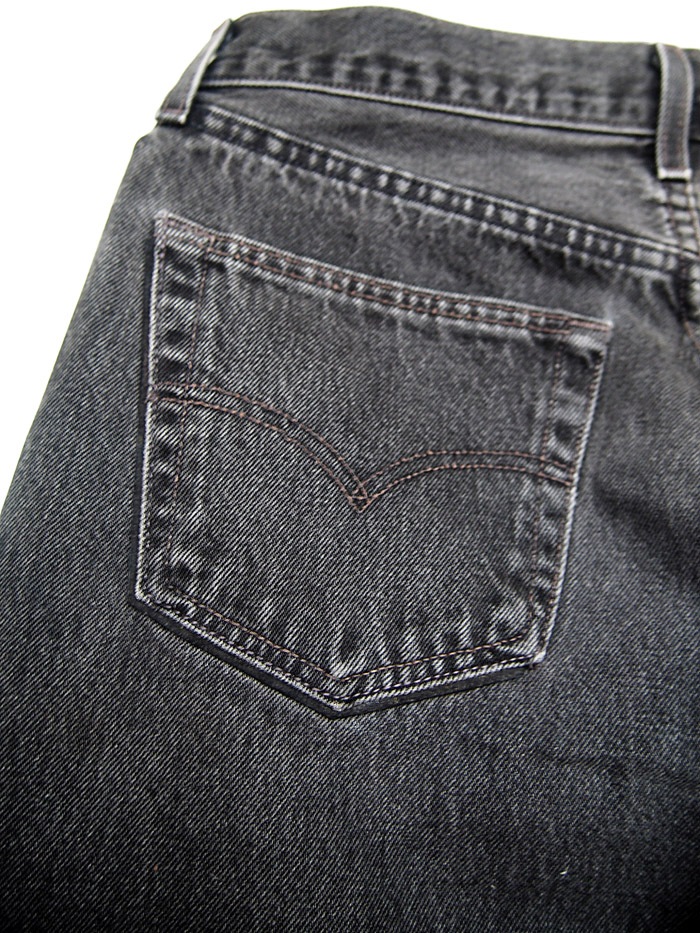 HTC DENIM DOCTORS̎ÎÎގƎюĎގޡ ǥ˥ Vintage Remake Shadow Poket Black Denim / LEVIS