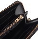 HTC Sunset Round Zipper Long Wallet Flower #3 TQS N / Black
