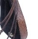CHAFF DESIGN�̥���ա��ǥ������Vintage Belt Suede Bag / Black �� Clear