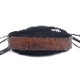 CHAFF DESIGN�̥���ա��ǥ������Vintage Belt Suede Bag / Black �� Clear