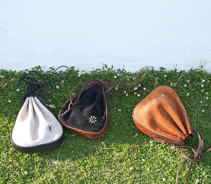 CHAFF DESIGN̥աǥVintage Belt Suede Bag / Black1