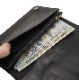 ��ͽ����ա�HTC Sunset Long Wallet Flower Leather #4 BLK N / Black