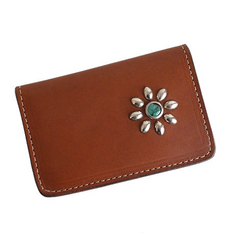 HTC SUNSET Card Case Flower TQS N / Brown