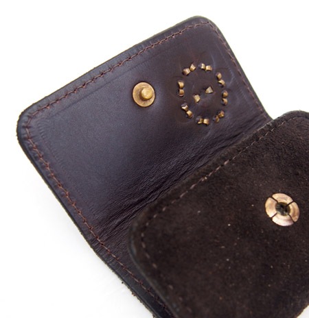 HTC Key Case Flower Suede #2 TQS B / D Brown