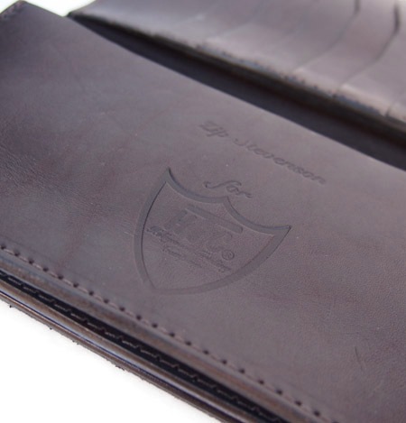 HTC Long Wallet Flower Suede #5 TQS B / Brown