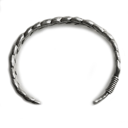 CHAFF DESIGN̥աǥWeat Silver Texture Bangle