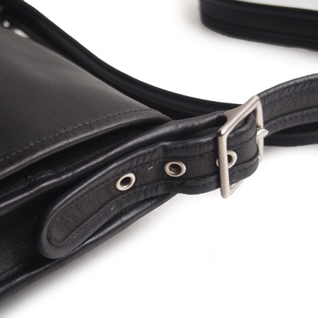 PANTY Original Design "OLD COACH" Vintage Remake Studs Leather Shoulder Bag / No.16