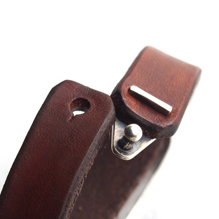 CHAFF DESIGN�̥���ա��ǥ������Leather Plate On Turquoise Bracelet