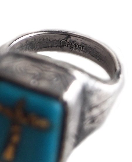CHAFF DESIGN̥աǥTurquoise On Gold leafRing
