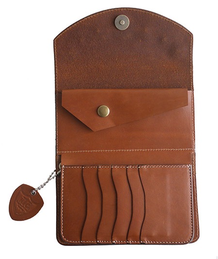 HTC Long Wallet Flower & Umbrella Suede mix #6 TQS B / Camel