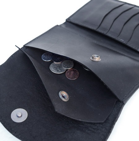 HTC Long Wallet Flower & Umbrella Suede mix #6 BLACK N / Wine red