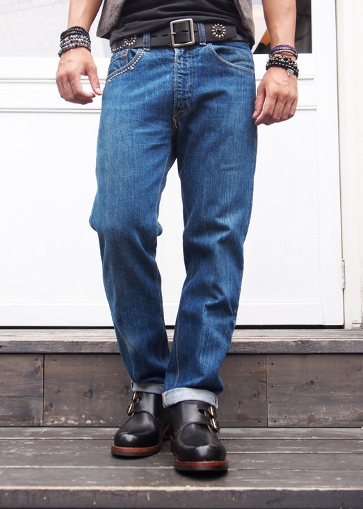 HTC DENIM DOCTORS̎ÎÎގƎюĎގޡ ǥ˥ Vintage Remake Denim Pants/Black Suede