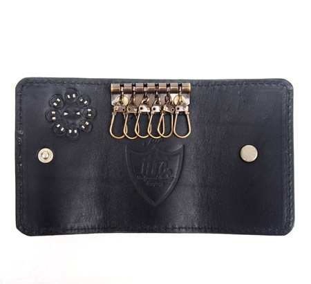 HTC Key Case Flower Suede #2 BLK N / Gray