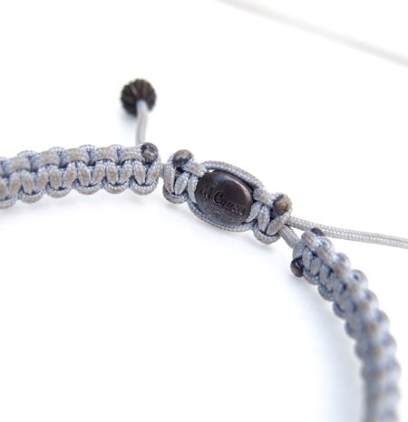 M.Cohen ビーズブレスレット グレー/ブラック M.Cohen ビーズブレスレット グレー/ブラック M.Cohen ビーズ
