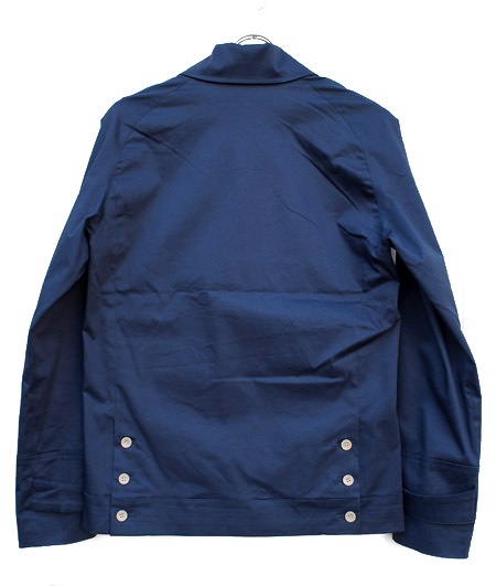 SHADES OF GREIGE〔ｼｪｲｽﾞｵﾌﾞｸﾞﾚｲｼﾞ〕SHORT MILLITALY COAT / NAVY