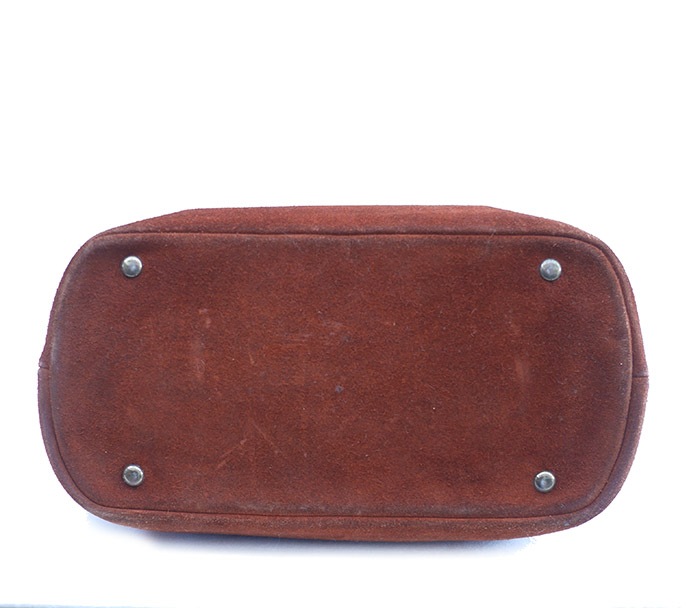 Vintage Suede Hand Bag