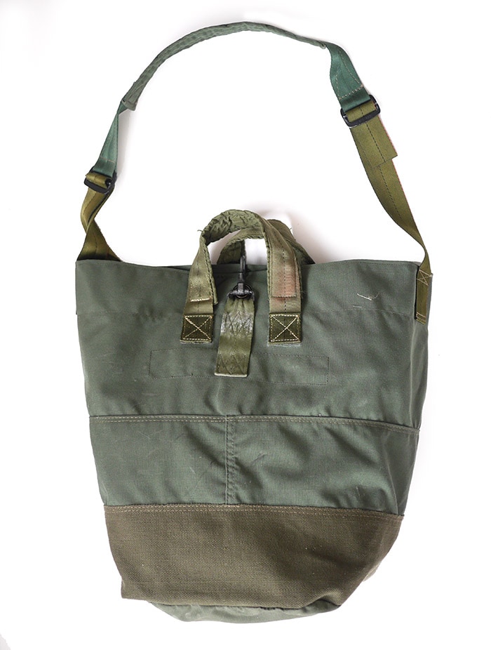 バッグ VINTAGE MILITARY REMAKE BAG VINTAGE MILITARY DUFFLE BAG REMAKE SHOULDER BAG WITH WIDE