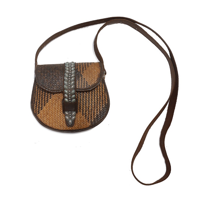 HTC SUNSET PRODUCT Vintage Rattan Bag