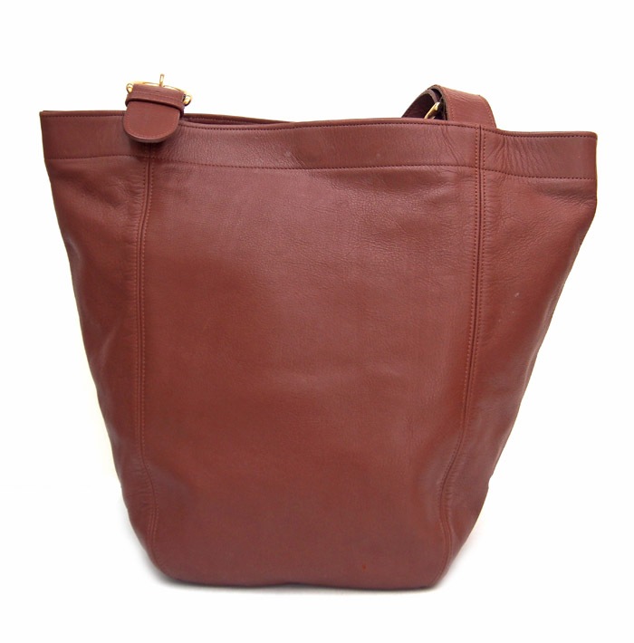 PANTY Original Design "OLD COACH" Vintage Remake Studs Leather Tote Bag / No.26