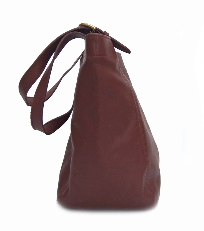 PANTY Original Design "OLD COACH" Vintage Remake Studs Leather Tote Bag / No.26