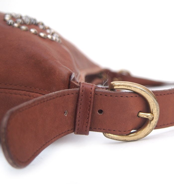 PANTY Original Design "OLD COACH" Vintage Remake Studs Shorder Bag / No.27