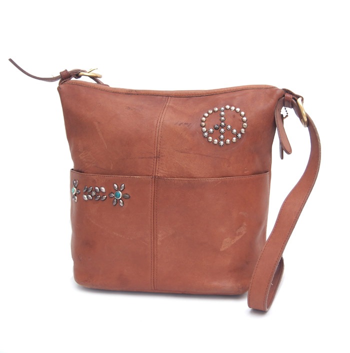 PANTY Original Design "OLD COACH" Vintage Remake Studs Shorder Bag / No.27