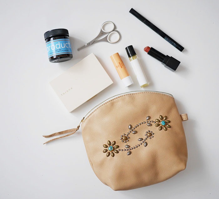 HTC SUNSET Pouch Bag Flower #3 TQS MIX / Natural